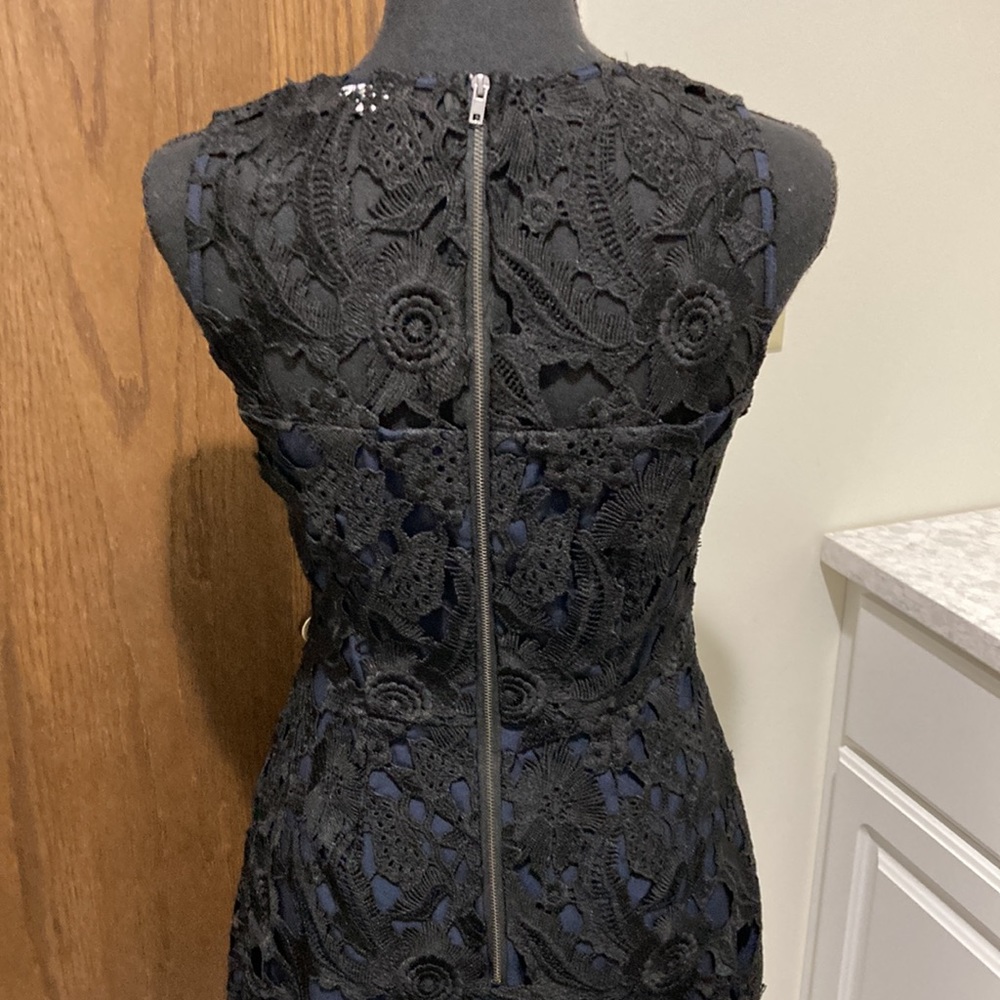 Sam Edelman black lace cocktail dress
